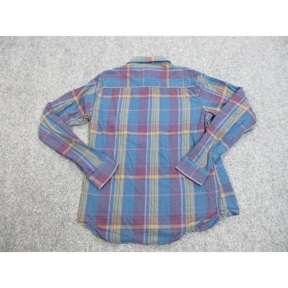 North Face Shirt Womens Small Plaid Button Up‎ Long Sleeve Outdoors Hiking Top - Picture 11 of 13
